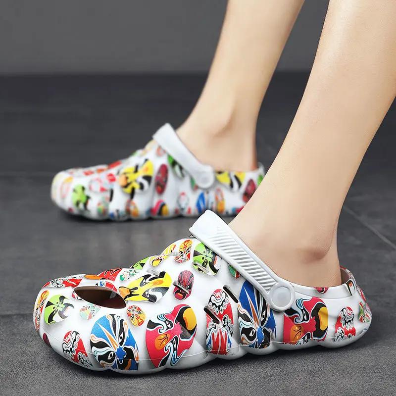 Ева Мужская Обувь Уличная Пляжная Мужские Шлепанцы Высокое Качество Слайды Веселые Элегантные Дизайнерские Роскошные Дешевые Обувь Ликвидация Взрослый