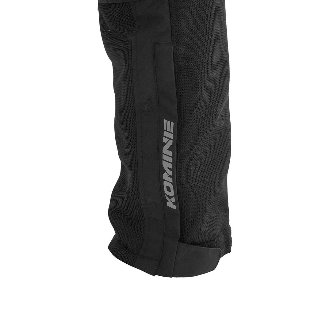 Komine PK-7463 Защитные сетчатые брюки для приключений для мотоциклов 07-7463 Мужские Черные 6XL