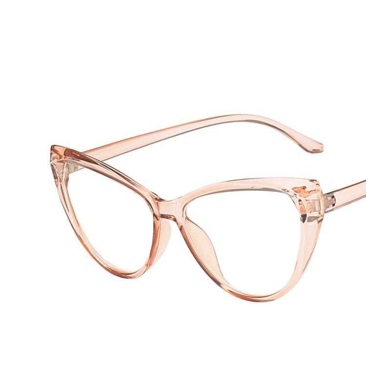 Women Eyeglasses Frame Cat Eye Pink Pretty Eye Glasses Optical Frames For Female Plastic Glasses Frame Fashion Decoration