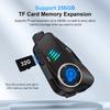 Bluetooth гарнитура для мотоциклетного шлема беспроводное WiFi приложение для мотоцикла видеорегистратор Moto DVR 1080P объектив видеорегистратор 1500 мАч водонепроницаемый