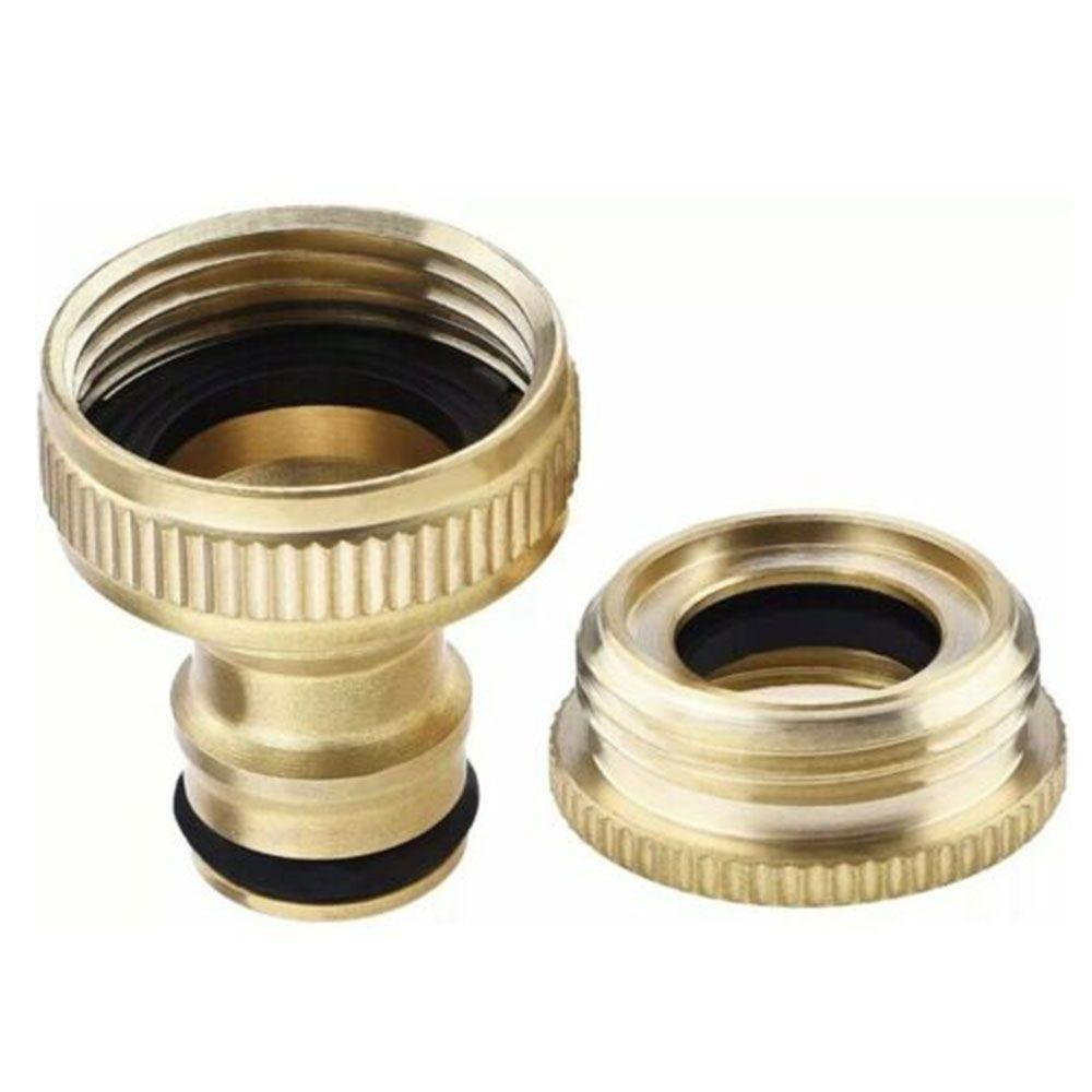 Brass Hose Tap Connector Universal Faucet Hose Tap Durable Garden Water Pipe Adapter Garden