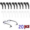 10/20pcs Anti-slip Silicone Ear Grip Glasses Eyeglasses Leg Ear Hook Stopper Bracket Fastener Accessories Eyewear Holder Temple
