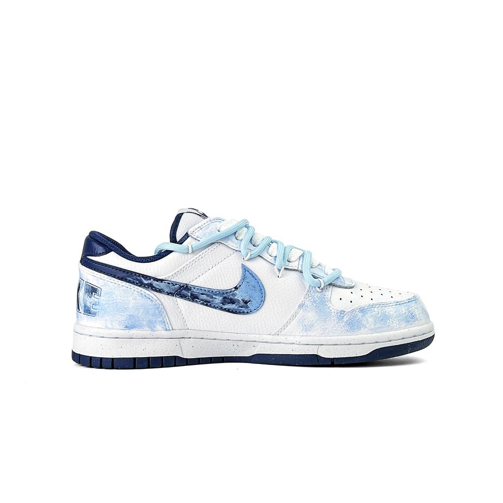 Nike Большие Низкие Кеды для Скейтборда Унисекс Полярный Синий 355152-140