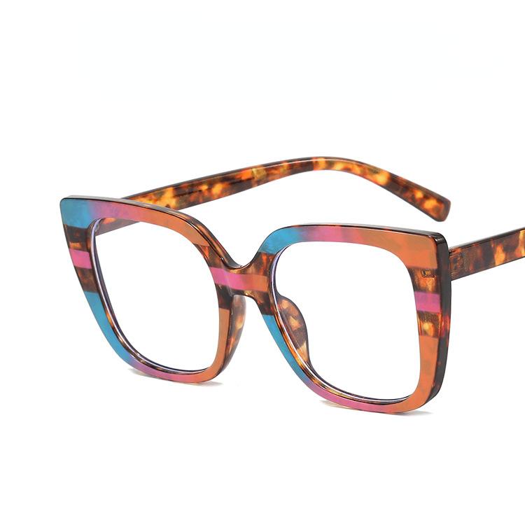 Винтажные анти-синие оптические очки «кошачий глаз», сексуальные женские очки, женские модные очки в большой оправе