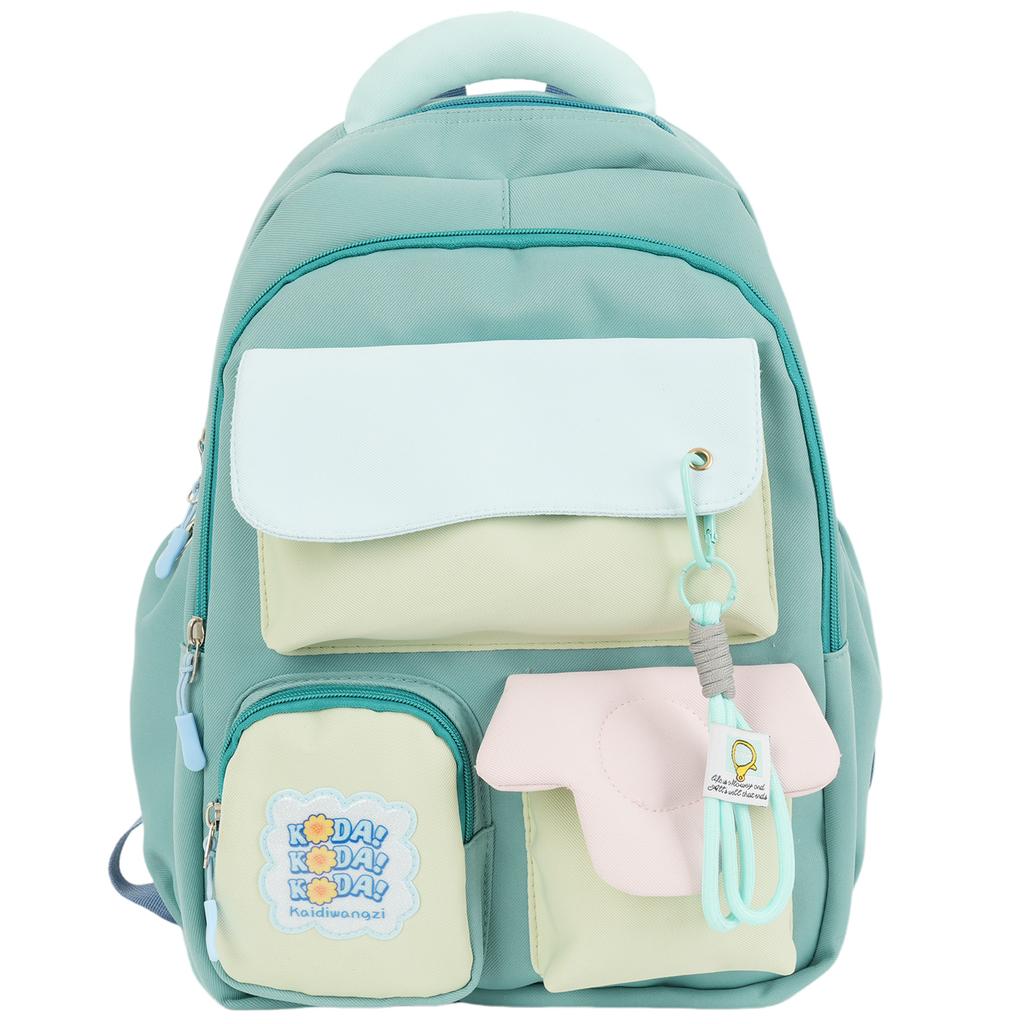 Большая вместимость школьного рюкзака для студента, женский водонепроницаемый рюкзак, контрастный цвет