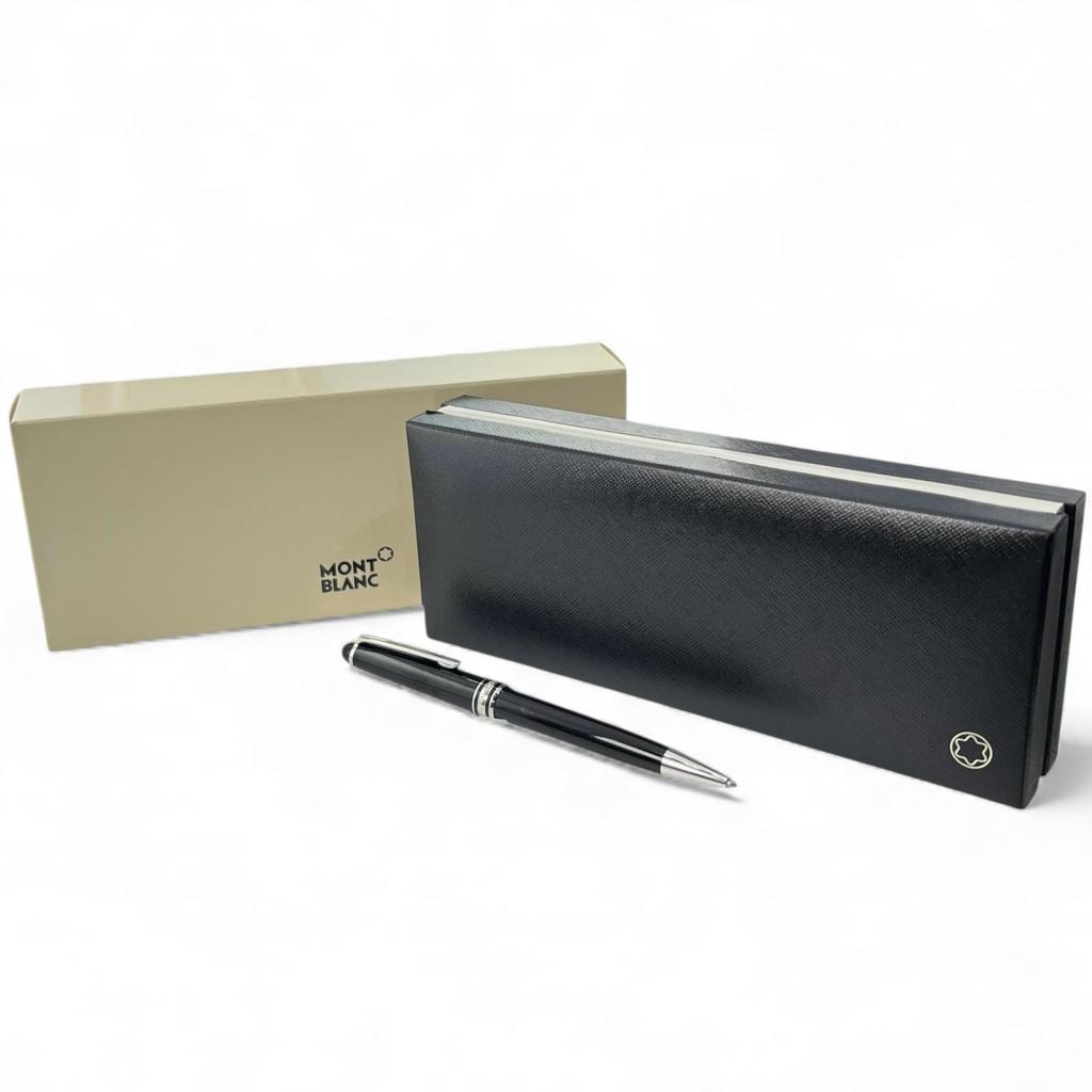 Очень Хорошая Шариковая ручка MONTBLANC Meisterstück Classic белая звезда черная мужская Б/у