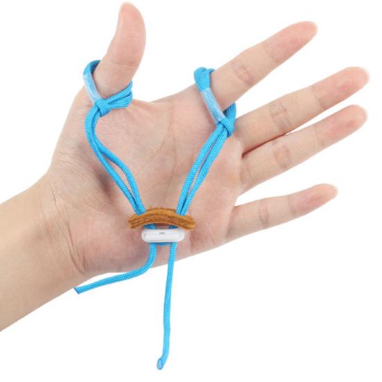 Archery Adjustable Finger Sling Archery Bow Slings with Elastic Strap Wear Resistant Easy To Use Archery Finger Sling Secure Bow Accessory