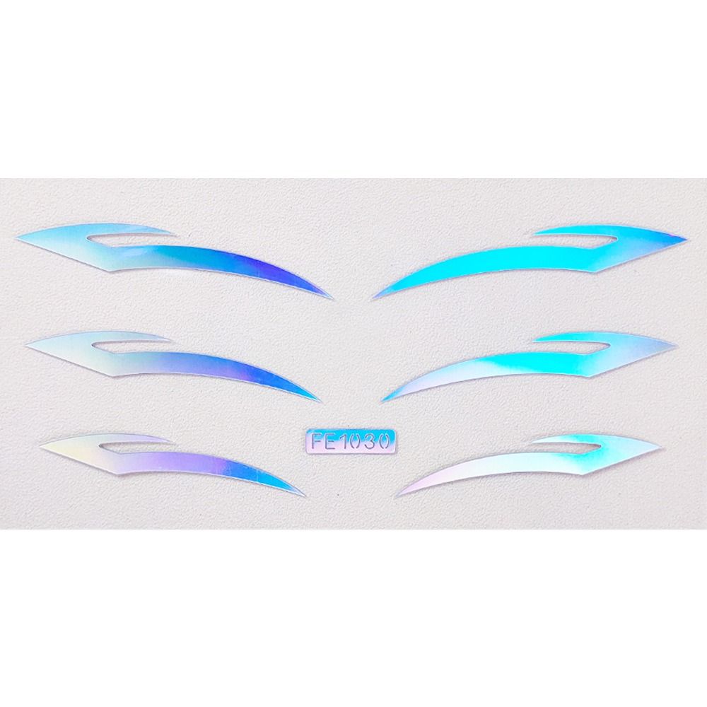 Водостойкая блестящая временная татуировка-наклейка, самоклеящаяся подводка для глаз, наклейка для вечеринки и фестиваля