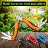 Tool Pliers High Hardness Wear-Resistant Sharp Stainless Steel Combination Screwdriver Pliers Outdoor Supplies