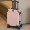 16-inch Pink AirAsia Aluminum Frame Carry-On Suitcase for Men and Women - Approved for Spring Airlines