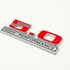 3D Metal Red Chrome 5.0 High Performance Car Rear Trunk Stickers Front Grille Badge Emblem for Ford Mustang Accessories