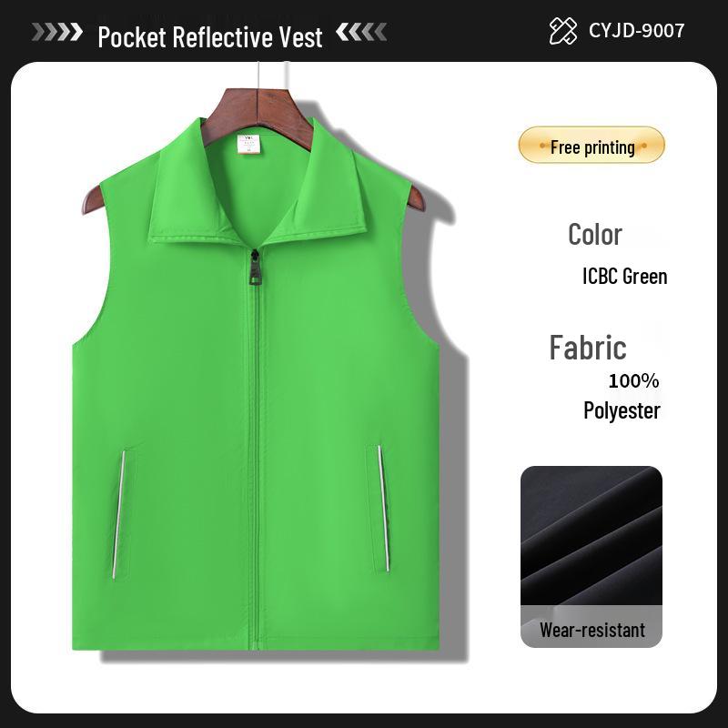 Индивидуальные жилеты волонтеров и гидов с логотипом для супермаркетов и складской деятельности