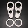 AEA7-For 2/3.5/3.8 /4 Inch Speakers Car Audio Speaker A-Pillar Modified Three-Way Tweeter Bracket Plastic Washer Gasket