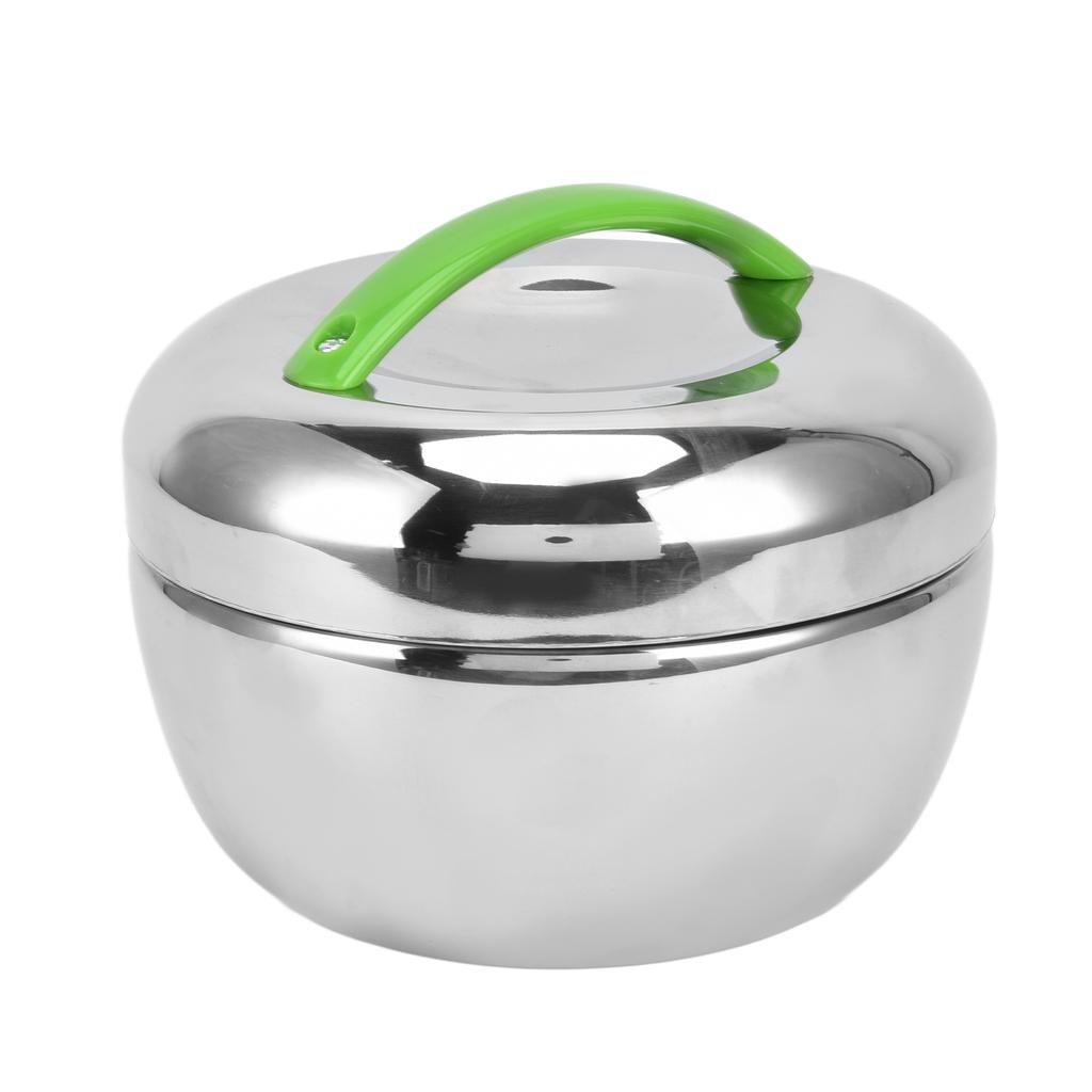 Stainless Steel Insulated Lunch Box Double Wall Thermal Food Container with Compartment and Lid 1.3L 44oz