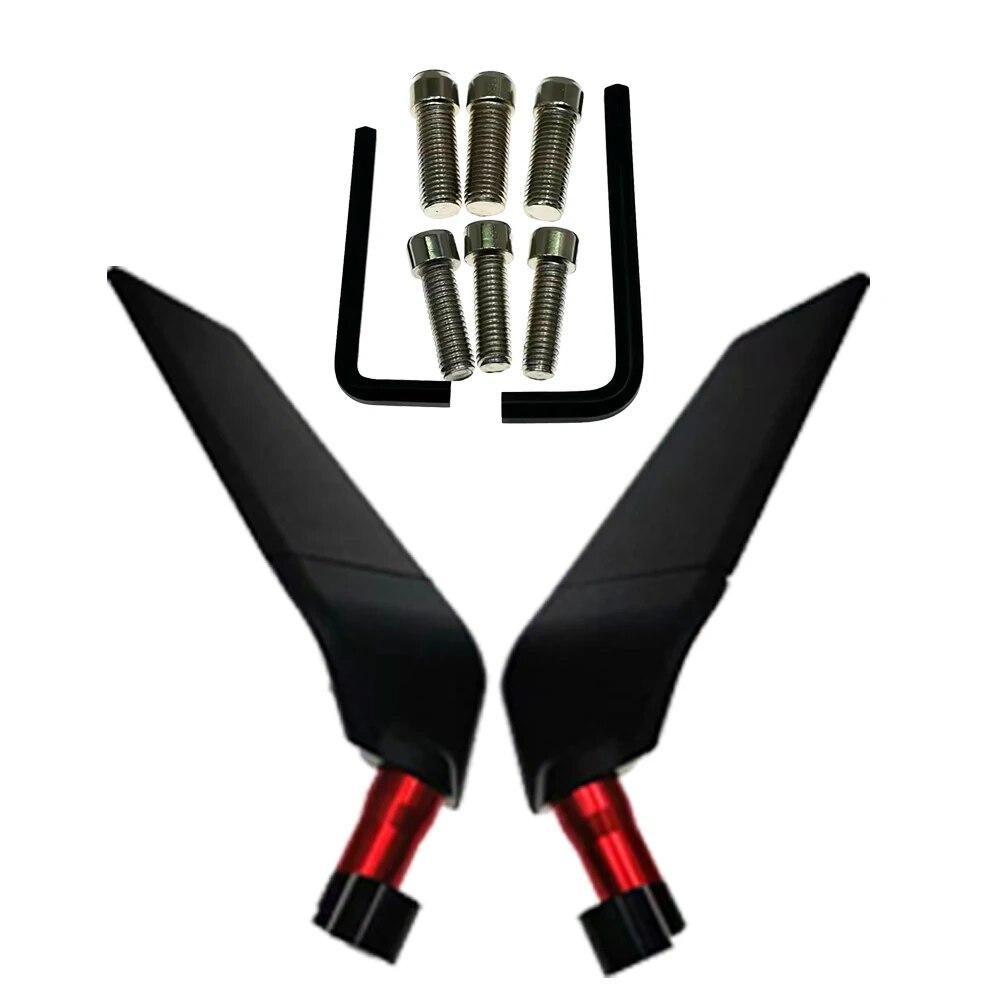 Мотоциклетные зеркала заднего вида Регулируемые вращающиеся боковые зеркала Универсальная посадка для Suzuki SV650 SV1000 SFV650 GLADIUS GSR 400 600