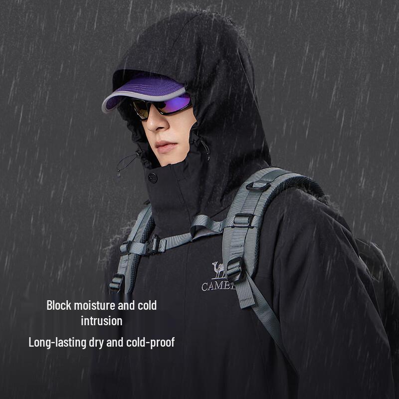 Camel Мужская зимняя куртка-подкладка 3-в-1 для активного отдыха