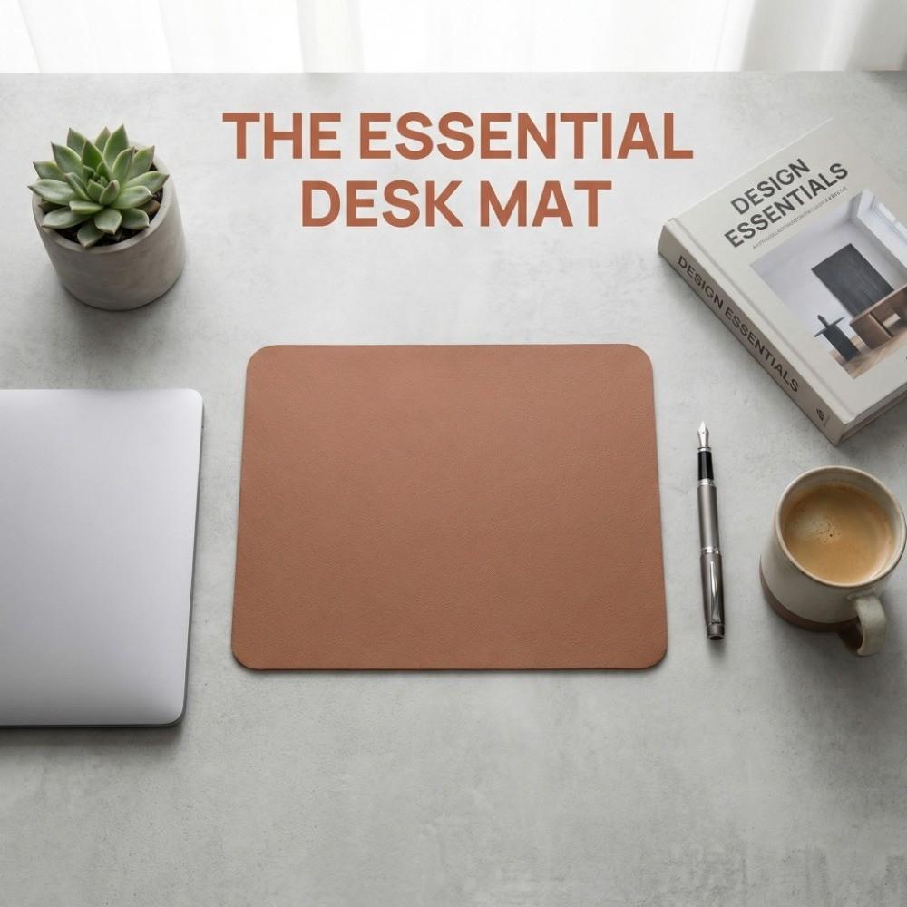 Wear Resistant Mice Mat Leather Gaming Desk Mat Professional Writing Mat Home Office
