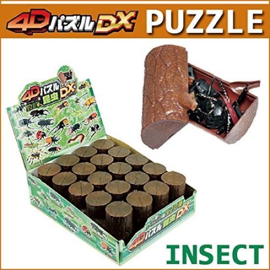 4D Insect Puzzle, Insect Deluxe, Set of 20