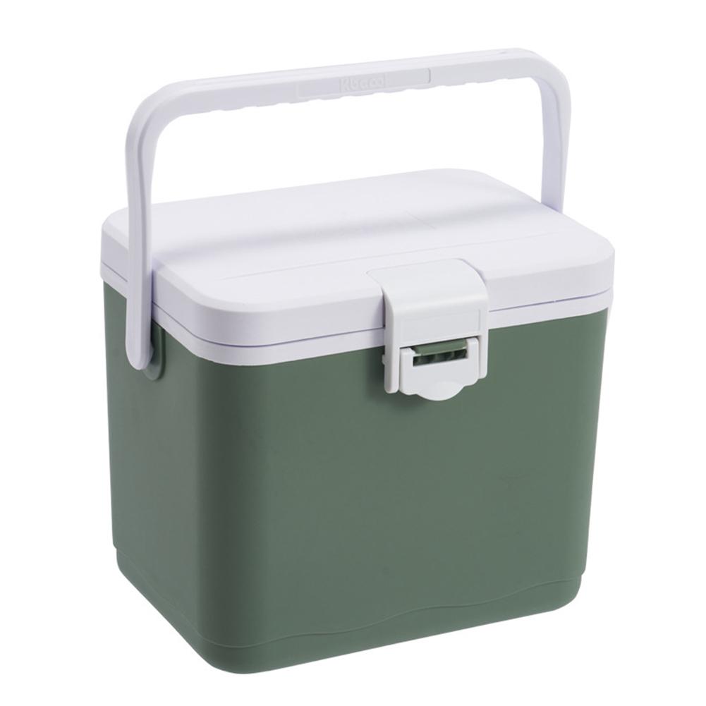 4.5L Insulated Portable Cooler with Handle Picnic Ice Bucket Heat Preservation Food Storage Cooler Box for Beach Picnic