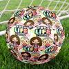 Toca Boca Game Characters In Grid Size 5 Soccer Ball,Indoor/Outdoor Suitable for Training Matches Tournaments Practice Games Perfect Gift for Fan