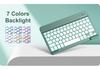 Чехол-клавиатура для iPad 10.9" 11-го поколения с 7-цветной подсветкой, Магнитное крепление, Отсек для стилуса, Съемный, Подходит для планшетов Air и 9-го поколения