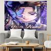 Personalized Name ochou Shinobu Tapestry, Wall Hanging Tapestry, Pattern Tapestry for Dorm Bedroom Living Room Wall Art Photography Backdrop