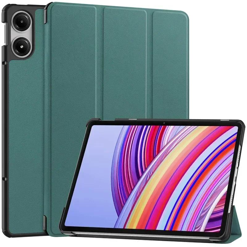 Чехол для Xiaomi Redmi Pad Pro 2024 12,1-дюймовый чехол-подставка из искусственной кожи для Xiaomi Redmi Pad Pro 2024 12,1-дюймовый чехол для планшета Funda