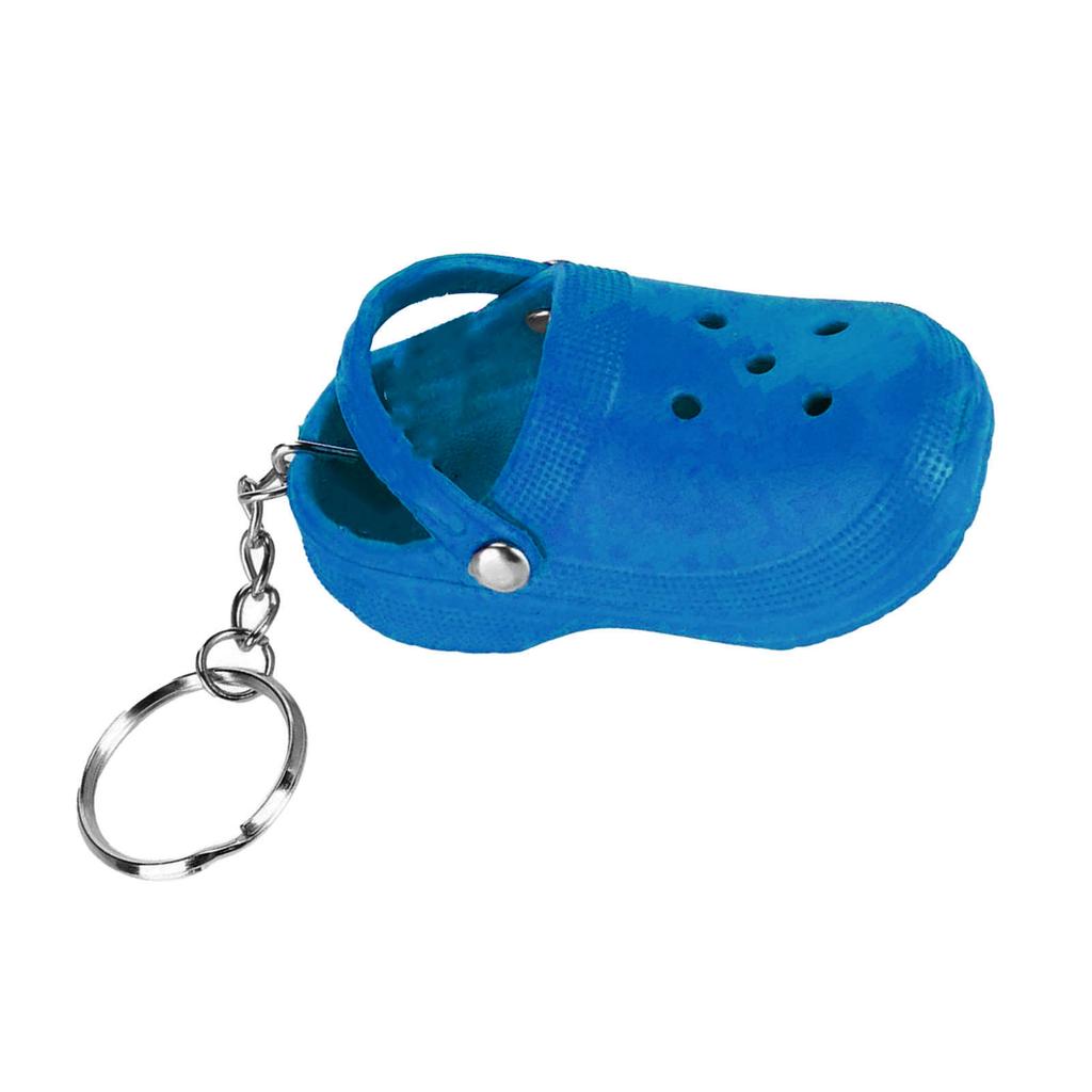 Брелок Мини Милый Силиконовый Портативный Брелок-Тапочек для Школьной Сумки, Сумки, Подарок, Озерно-Голубой