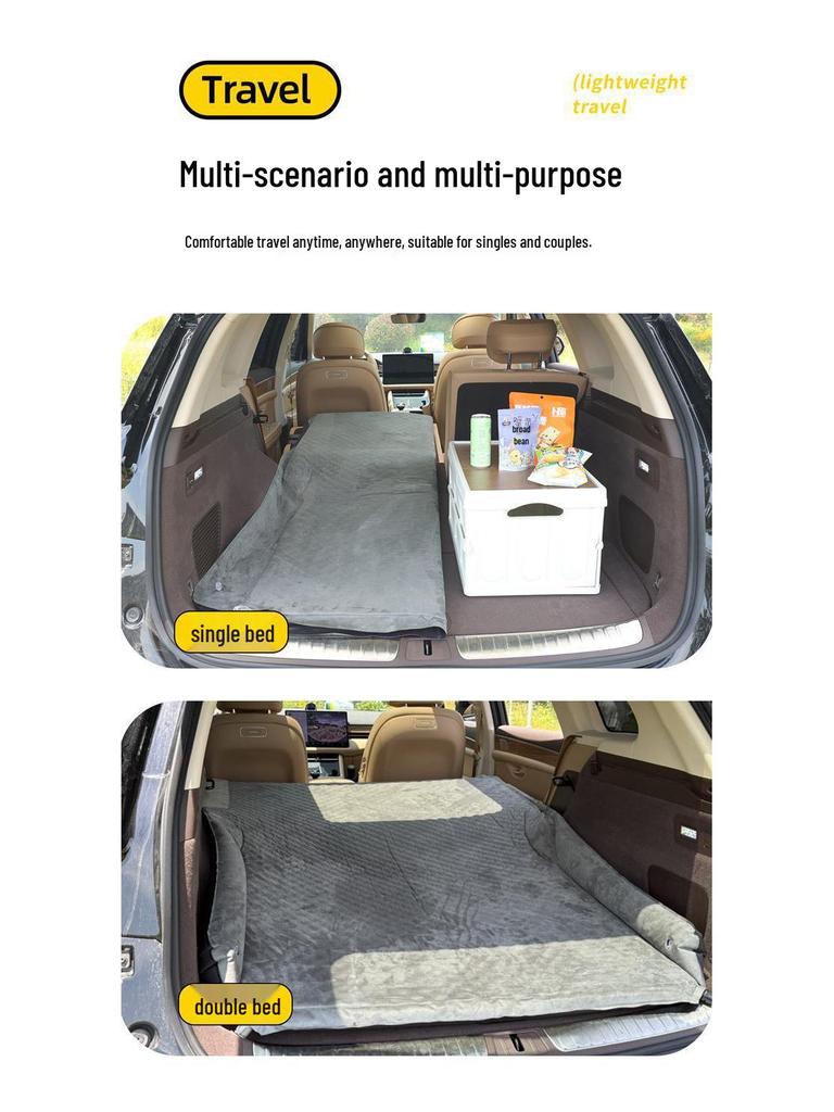 Toyota Corolla Rear Seat Inflatable Mattress for Trunk and Car Bed Sleeping