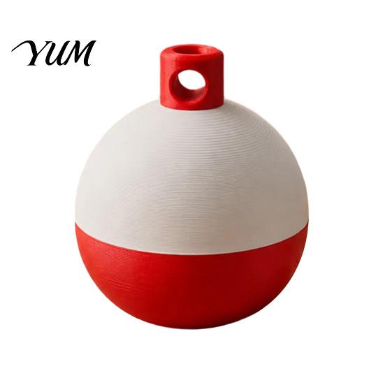 Creative Fishing Enthusiast Present Bobber Night Light, 3D Printed Rotating Fish Ball Lamp, Soft Warm Glow Modern Decorative Display Piece Bedside