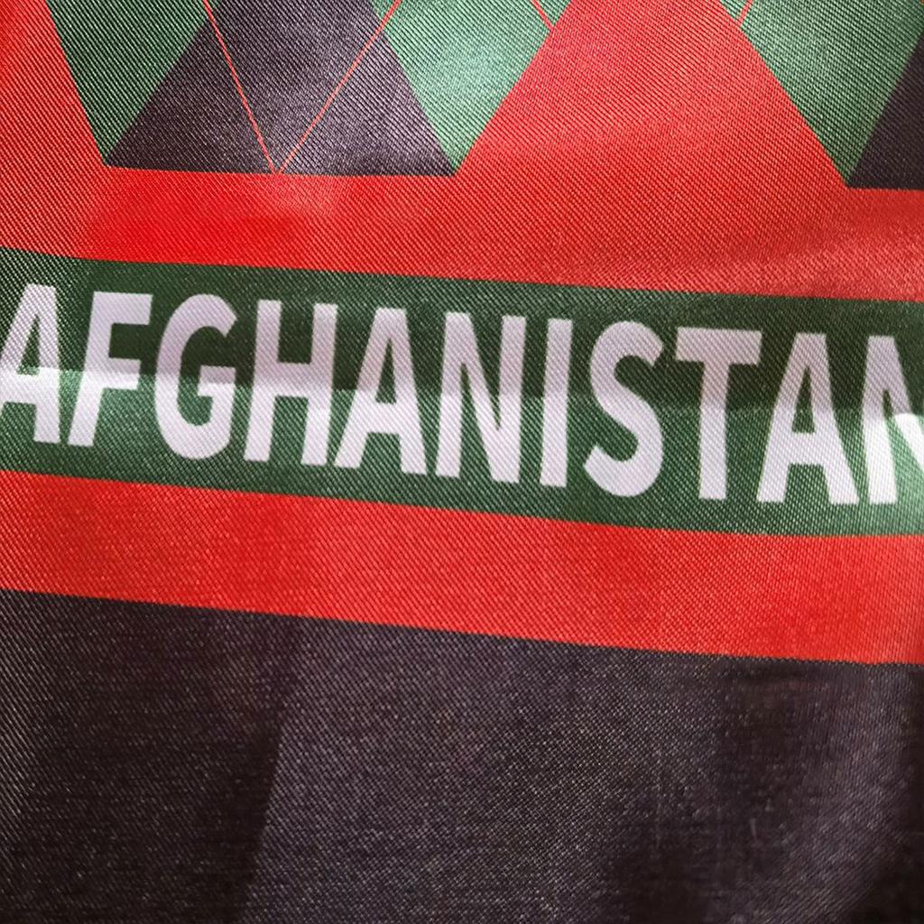 Afghanistan Scarf Holiday Theme National Flag Neckerchief Long Scarf for Football Enthusiasts and Party Decorations