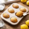 Food-Grade Madeleine Cake Pan Carbon Steel Muffin Pan Sturdy Pastry Tray  Bread Making