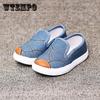 Children's Large Size Canvas Shoes Spring and Autumn Breathable Soft-soled Baby Shoes Boys and Girls Kindergarten Casual Flat Shoes