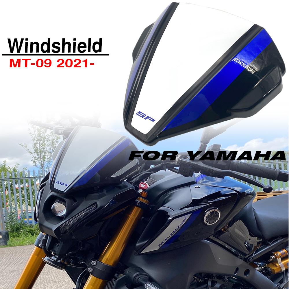 Мотоциклетный черный спортивный козырек на лобовое стекло, подходит для YAMAHA MT-09 2022 MT09 21-22