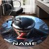Personalized V-Venom Round Chair Office Rug - Perfect for Mat, Office Chair & More - Ideal Gift for Birthdays and Holidays