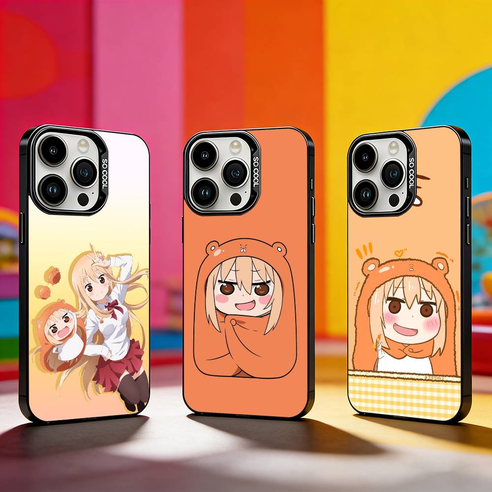 Аниме Дома У-Умару Чехол для телефона для iPhone 17,16,15,14,13,12,11 Plus,Pro Max,XS,Цветной серебристый чехол для телефона