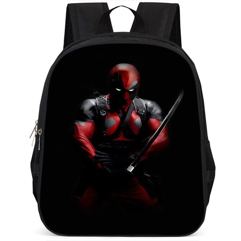 Spacious 15 Inch Deadpool Backpack For Boys And Girls With Large Capacity Design