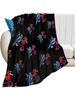 Cardinal Bird Blue Jay Fleece Throw Blanket Super Soft Cozy Lightweight Comfy Blankets Warm For CouchSofaBed