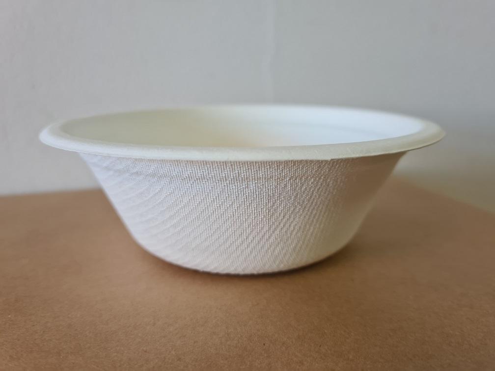 Sugarcane Pulp Bowls, Ecological, Without Sup, .