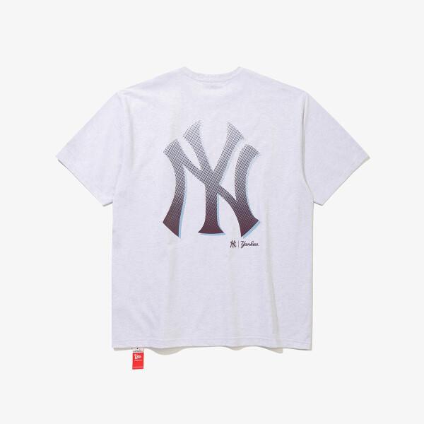 New Era Футболка New York Yankees Half Ton Хизер Серый 15147537