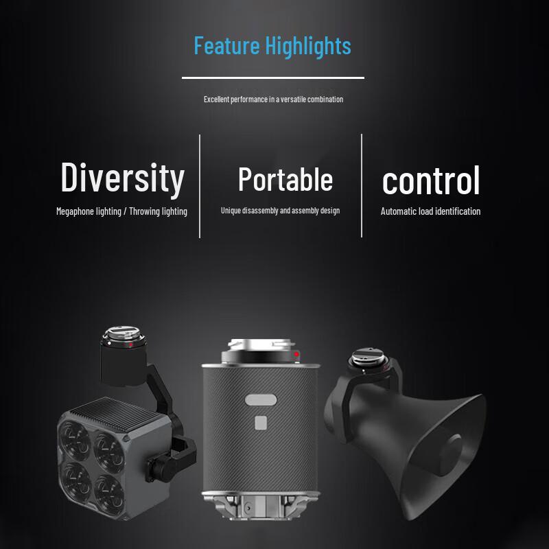 DJI FlyCart 30 FS32 Комплект полезной нагрузки: Динамик, Прожектор и Метатель (Китайская версия)