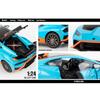 1/24 Lamborghini HURACAN STO Модель легкого спортивного автомобиля, литая под давлением металлическая игрушечная гоночная модель автомобиля, коллекция симуляций, звук и свет, детские подарки