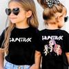 T-Shirts Girls Children's Clothing Summer Cartoon Cute Tiger Pattern Fashion Children's T-shirt Comfortable Short-sleeved Top