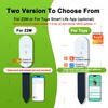 Tuya Smart Life Zigbee Soil Moisture Tester Temperature Hygrometer Meter Soil Sensor For Home Garden Automation Irrigation Z2M