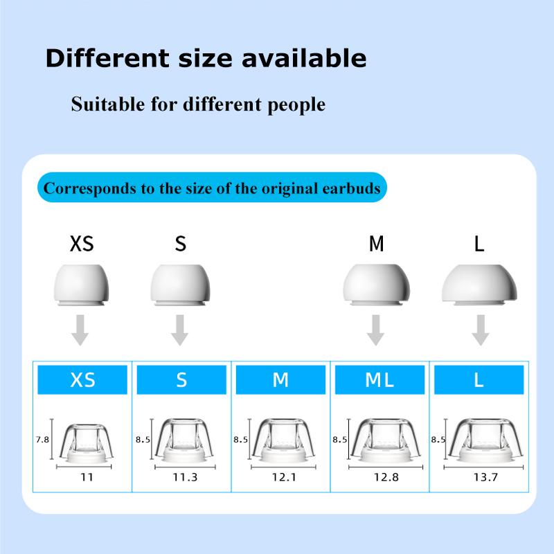 2025Латексные амбушюры для AirPods Pro Противоскользящие амбушюры Пылезащитные Гипоаллергенные ушные вкладыши для AirPods Pro 2 Силиконовый чехол для амбушюр