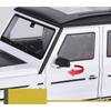 Масштаб 1/18 Benz G63 Wings of Dark Night ORV, литая под давлением модель автомобиля, игрушечный автомобиль с откатным механизмом, звуком и светом для детей, коллекция для мальчиков и девочек