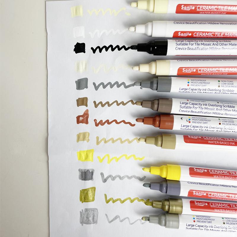 Водостойкий маркер для плитки, ручка для затирки швов на стенах, инструмент для ремонта швов на керамической плитке, красивый шов на кухне, в ванной комнате