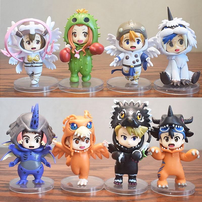 Digimon Adventure Figure Candy Toys Agumon Gabumon Patamon Gatomon Action Figure Model Collectible Doll Ornament