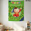 Oui-Oui  POSTER Wall Tapestry Aesthetic Wall Hanging Printed Fabric Blanket Decorative Tapestries for Bedroom Living Room Home Decor