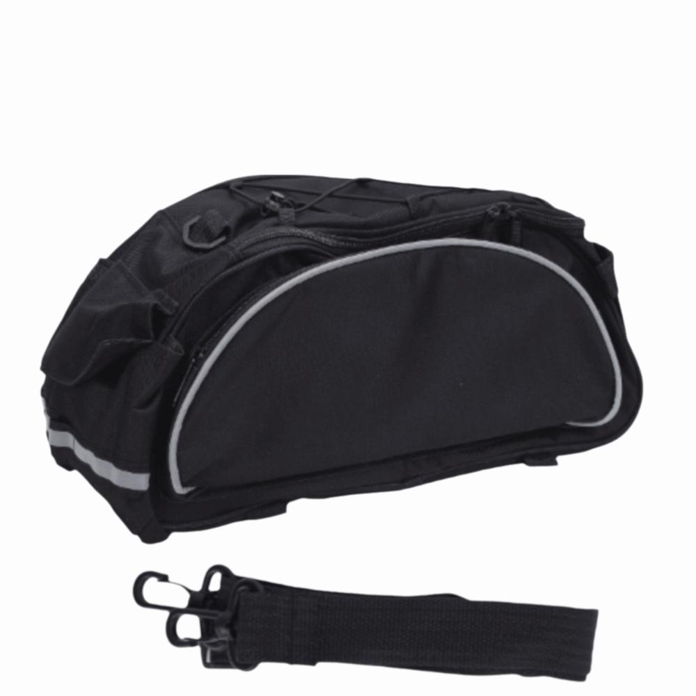 with Shoulder Strap Bike Trunk Bag Quick Release Rear Carrier Bag Bike Rear Rack Bag  Tool Storage